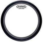 Evans EMAD 2 Clear Bass Drum Head Front View